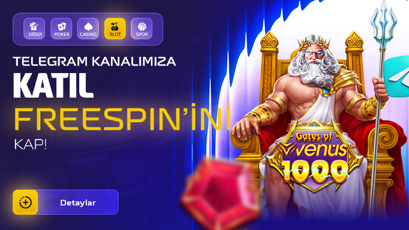 Venusbet Telegram Katılım Freespin
